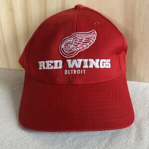 Vintage Twins Enterprise Detroit Red Wings Snapback Hat Red